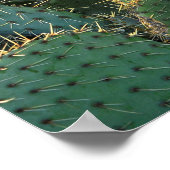 Stekelige cactussen poster (Hoek)
