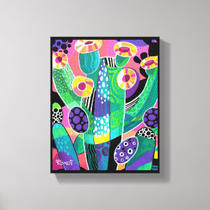 stekelige Pop Canvas Afdruk