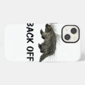 Stekelige Porky iPhone Hoesje (Achterkant horizontaal)