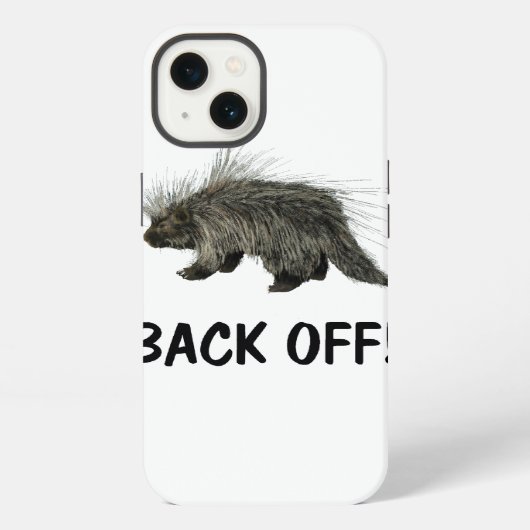 Stekelige Porky iPhone Hoesje (Achterkant)