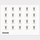 Stekelige Vibe Cactus Sticker - Plantenliefhebber  (Vel)