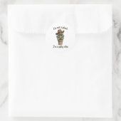 Stekelige Vibe Cactus Sticker - Plantenliefhebber  (Tas)