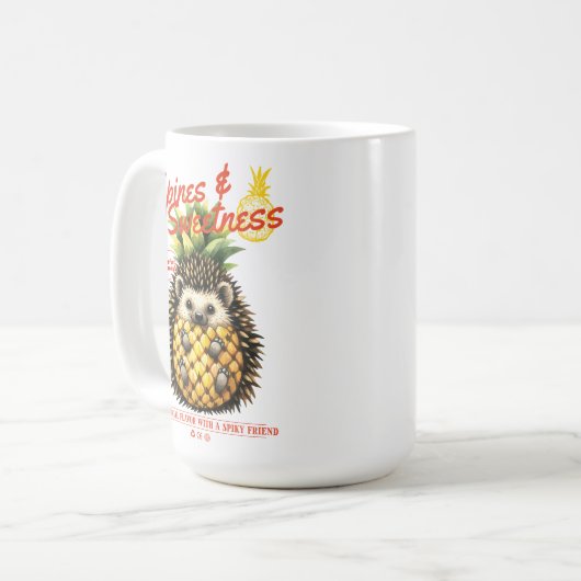 STEKELS & ZOETE EGEL ANANAS KOFFIEMOK (Voorkant links)