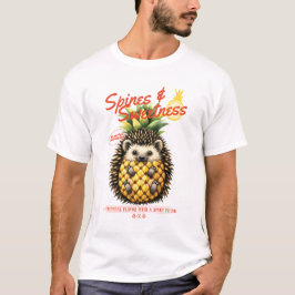 STEKELS & ZOETE EGEL ANANAS T-SHIRT