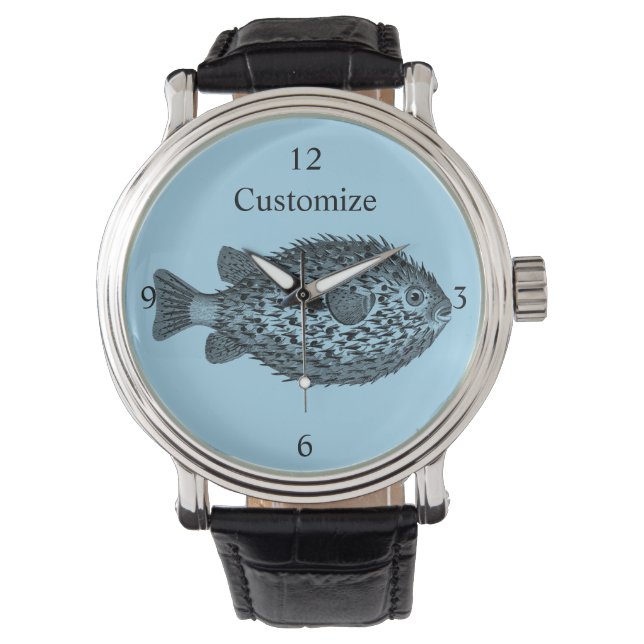 Stekelvarken kogelvis Thunder_Cove  Horloge (Voorkant)