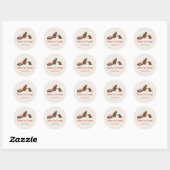 stekelvarken smores favor sticker (Vel)