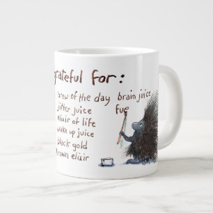 stekelvarkendankbaarheid grote koffiekop