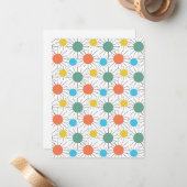 stekelvarkens notitiekaartje (Voorkant / Achterkant in situ)