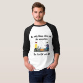 Stekende muggen vissen t-shirt (Voorkant volledig)