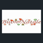 STEKER ** MERRY CHRISTMAS ** "ITALIAANSE STIKER" RECHTHOEKIGE STICKER<br><div class="desc">DEZE STICKER IS VERHEUGD VOOR **EEN MANIER OM TE ZEGGEN ***MERRY CHRISTMAS KITTEN STYLE*** EEN VAN MIJN "FAV"-KERST STICKERS DIE IK HEB GEMAAKT</div>
