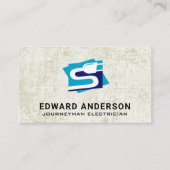 stekker | elektricien visitekaartje (Voorkant)