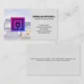 stekker | elektricien visitekaartje (Voorkant / Achterkant)