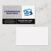 stekker | Energie van vermogen Visitekaartje (Voorkant / Achterkant)