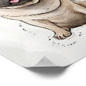 stekker | Honden afdrukken | Hond Art Print (Hoek)