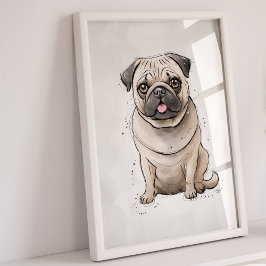 stekker | Honden afdrukken | Hond Art Print