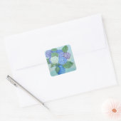  stekker voor het schilderen van hydrangea vierkante sticker (Envelop)