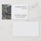 Stekkermechanisme van polshorloges visitekaartje (Voorkant / Achterkant)