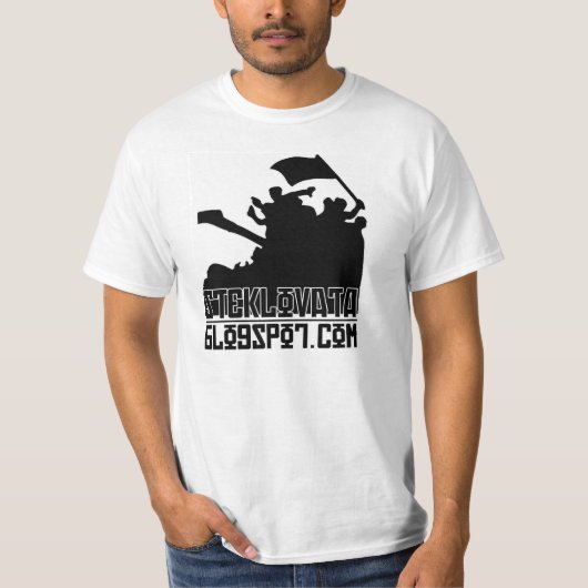 Steklovata.Blogspot Basic Logo Design T-shirt (Voorkant)