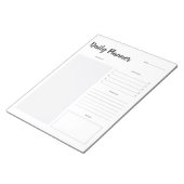 Stel 1 Notitieblok voor dagelijkse planner in (Schuin)