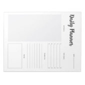 Stel 1 Notitieblok voor dagelijkse planner in (Voorkant)