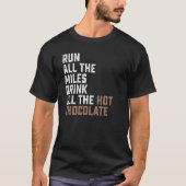 Stel al de lichte Drink al het hete chocolade Coco T-shirt (Voorkant)