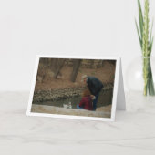 Stel dat eenden voert in San Vicente Park Kaart (Voorkant)