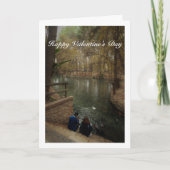 Stel dat eenden voert in San Vicente Park Kaart (Voorkant)