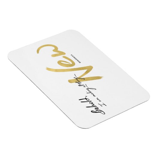 Stel dat ik alle dingen maak Nieuwe Kunstdruk Magneet (Rechterzijde)