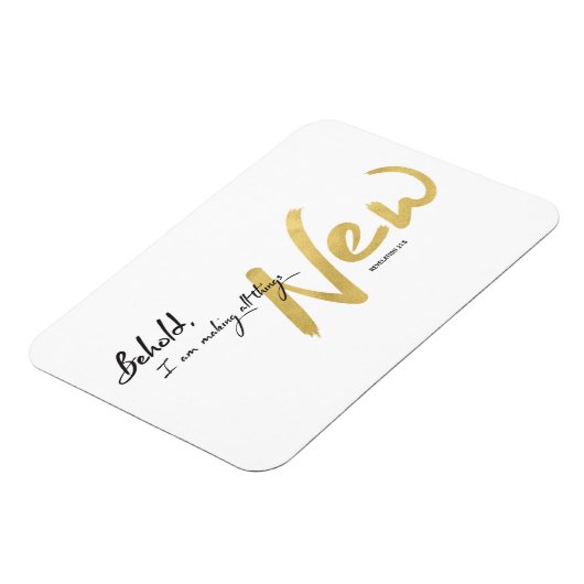 Stel dat ik alle dingen maak Nieuwe Kunstdruk Magneet (Linkerzijde)