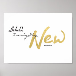 Stel dat ik alle dingen maak Nieuwe Kunstdruk Poster