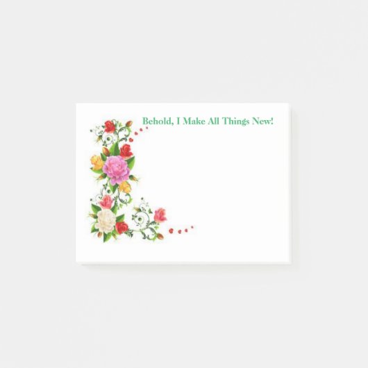 Stel dat ik alles nieuw maak. post-it® notes (Voorkant)