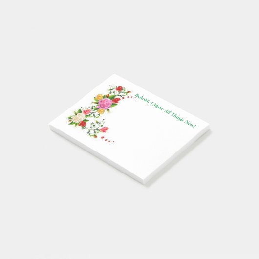 Stel dat ik alles nieuw maak. post-it® notes (Schuin)