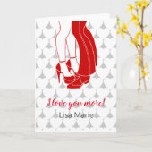 Stel dat zoent op Valentijnsdag Kaart (Gele Bloem)