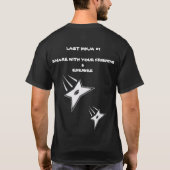 STEL DE STATUS QUO ALTIJD IN VRAAG T-SHIRT (Achterkant)
