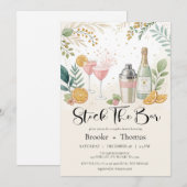 Stel de storingsuitnodiging van de Bar Couple in Kaart (Voorkant / Achterkant)