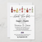 Stel de storingsuitnodiging van de Bar Couple in Kaart (Voorkant)