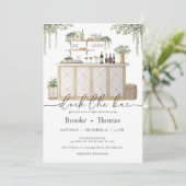 Stel de storingsuitnodiging van de Bar Couple in Kaart (Staand voorkant)