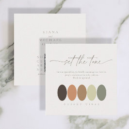 Stel de Tone Desert Vibes kleurenpalet ID1019 in Informatiekaartje