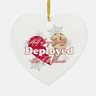 Stel dit KerstmisHeartHalf Ornament op