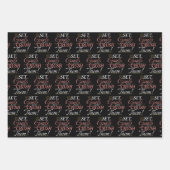 Stel doelen en verpletter ze Quote Inpakpapier Vel (Voorkant)