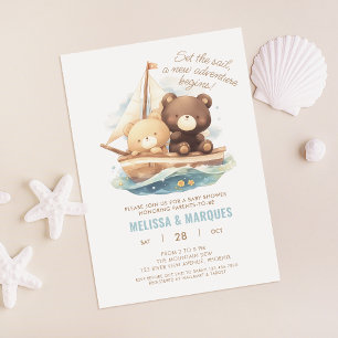 Stel een Sail Beer Nieuw Adventure Baby shower Inv Kaart