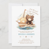 Stel een Sail Beer Nieuw Adventure Baby shower Inv Kaart (Voorkant)
