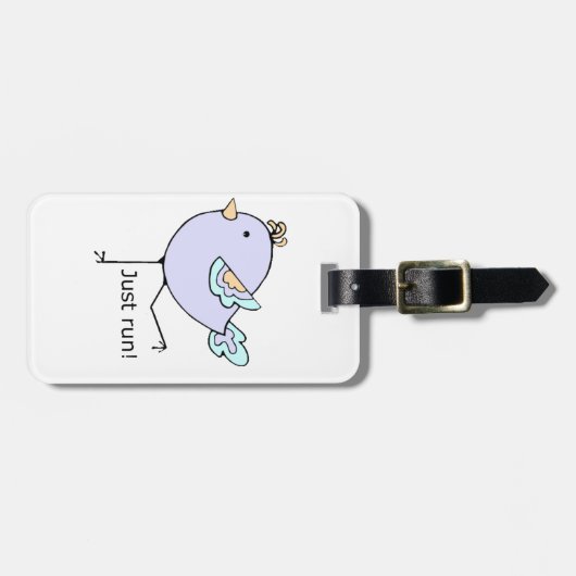 Stel enkel Motivatie Citaat in werking voor het ru Bagagelabel (Voorkant horizontaal)