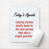 Stel geen stoute vragen (2) muismat (Met muis)