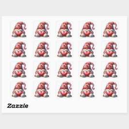 Stel Gnome Liefde Stickers