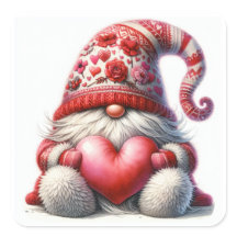 Stel Gnome Liefde Stickers
