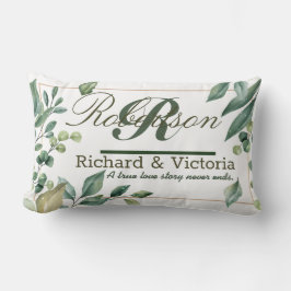 Stel Heather Bloemen Corolla Groene Bladeren Kussen