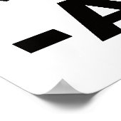 STEL HET AAN HET MANAAT poster (Hoek)