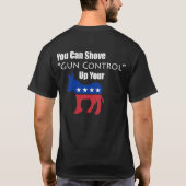 Stel het Pistool omhoog.. voor/achter afdrukken T-shirt (Achterkant)