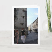 Stel in Kraków, Polen Kaart (Voorkant)